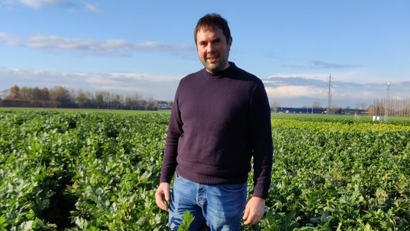 Bram Van Nevel:  In de stikstofbemesting raden we aan om de giften te spreiden in de tijd, zeker in de teelten waarbij dat het mogelijk is.