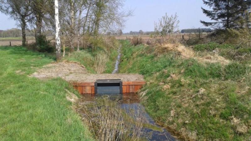 Eén stuw kan gemakkelijk tot 500 m³ buffer realiseren.