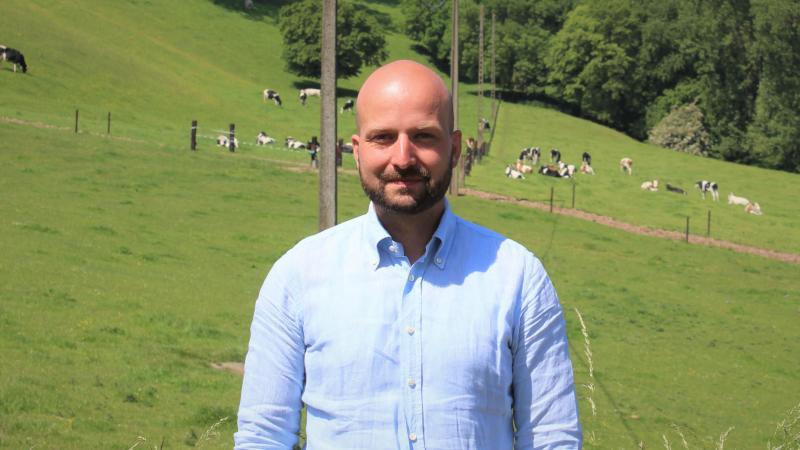 “De dip in de vraag naar biomelk kan snel opnieuw kantelen”, stelt Thibaut Boddez,  de nieuwe voorzitter van Biomilk.be.