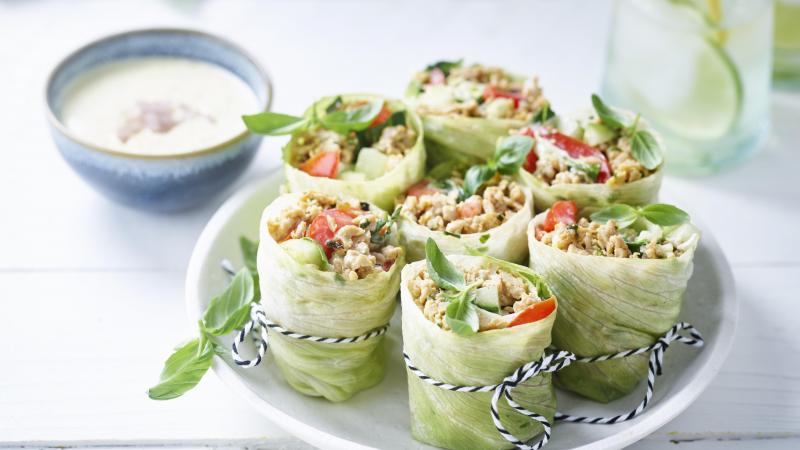 Slawraps met kippengehakt (2)
