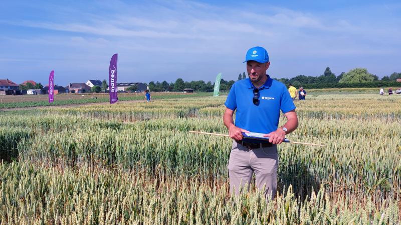 Frederik De Witte presenteerde met ‘Verben’ een nieuw graanfungicide.
