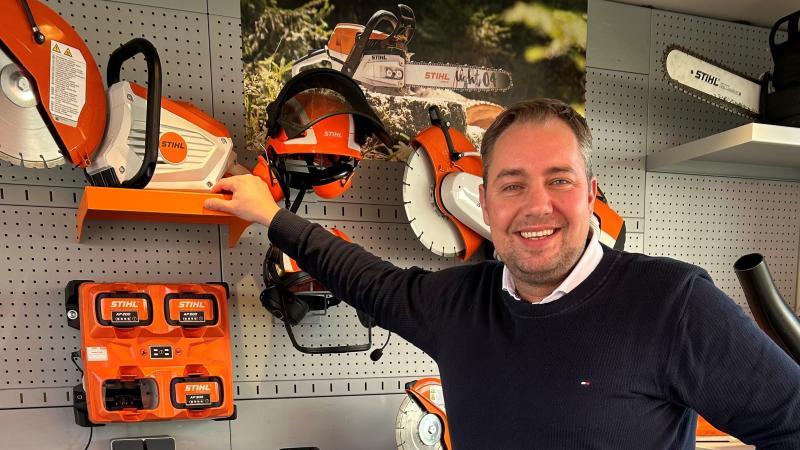 Tommy Nagtegaal, manager Stihl Pro Solutions Benelux, was onze gesprekspartner.