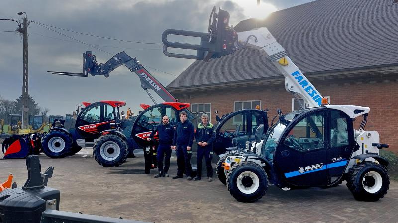 Jeroen Cludts, Mathieu en Wim Millon gaven toelichting bij het importeurschap van Faresin.