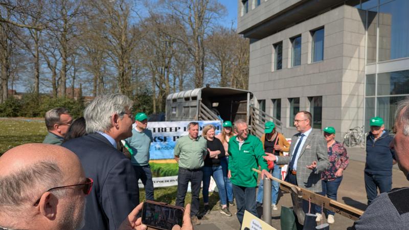 Boerenbond en ABS protesteerden tegen de plannen.