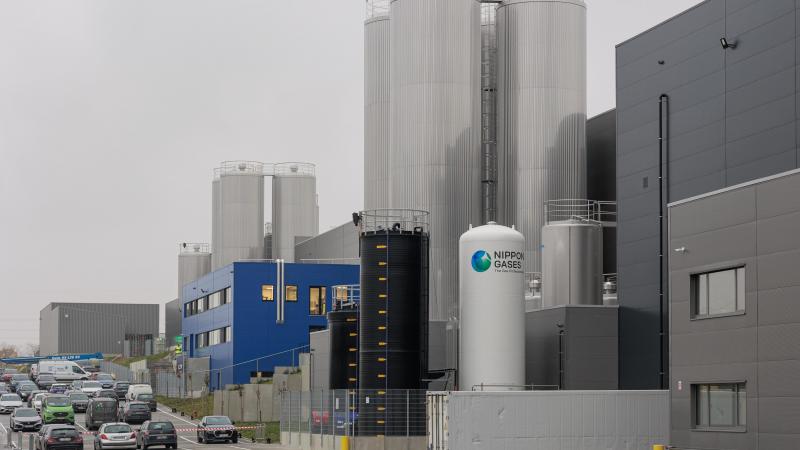 Solarec breidt haar site in Baudour uit met een nieuwe kaasfabriek.