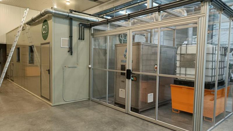 De luchtwasser die de KU Leuven-spin-off, Circlair, ontwikkelde.