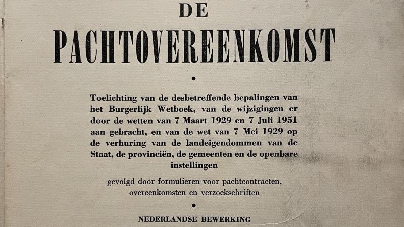 De wet van 7 juli 1951 bouwde verder op de eerste specifieke bepalingen die werden ingevoerd voor pachters van landeigendommen door de wet van 7 maart 1929.