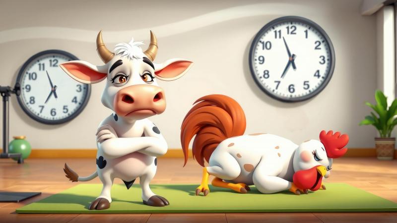 Vanaf hoe laat mogen landbouwdieren zich laten horen?
