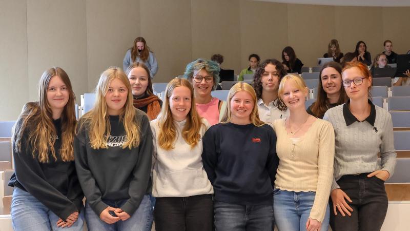 De eerstejaars van de afstudeerrichting Landbouw van Odisee Sint-Niklaas.
