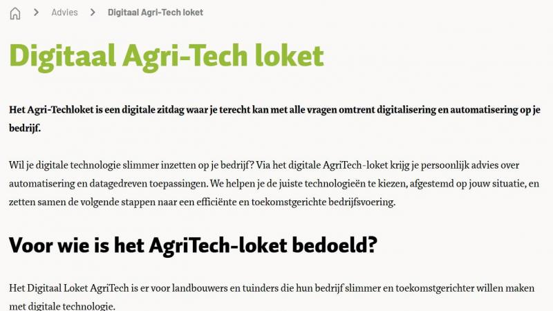 Om land- en tuinbouwers te helpen met het praktisch toepassen van digitale technologieën lanceert Boerenbond het AgriTech-adviesloket.