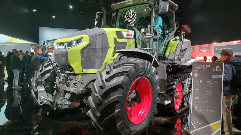 De Claas Axion 9.450 won de Tractor of the Year- award in de HighPower- categorie.