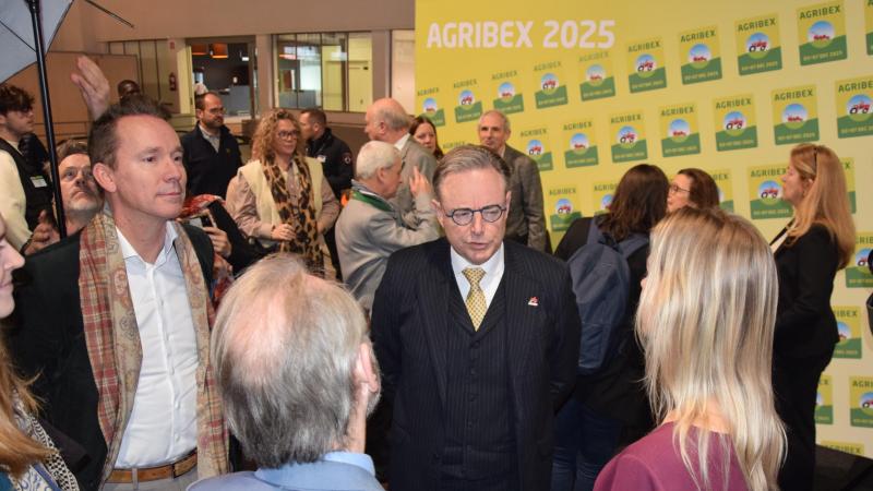 Premier Bart De Wever had lovende woorden voor de landbouwsector bij de opening van Agribex 2025.