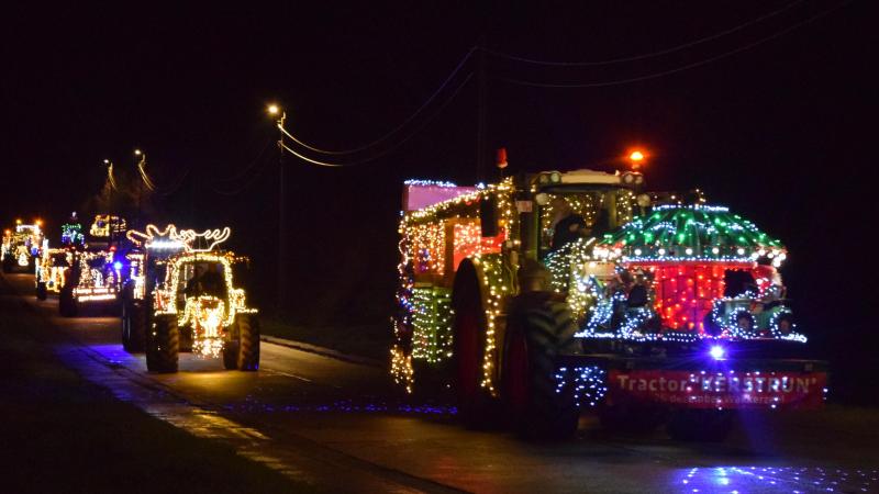 De eerste tractorparade gaat door op 6 december 2025, de laatste staat gepland op 13 februari 2026.
