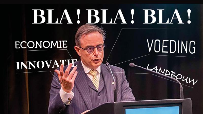 De lovende woorden van Bart De Wever zorgen voor een wrange nasmaak.