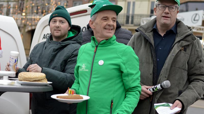 ABS en JongABS voerden in Roeselare actie tegen het Mercosur-akkoord van Europa.