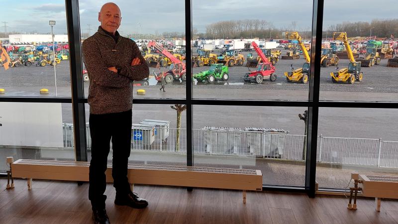 Jean-Paul Hauwe gaf  ons toelichting bij de werking van veilinghuis Ritchie Bros.