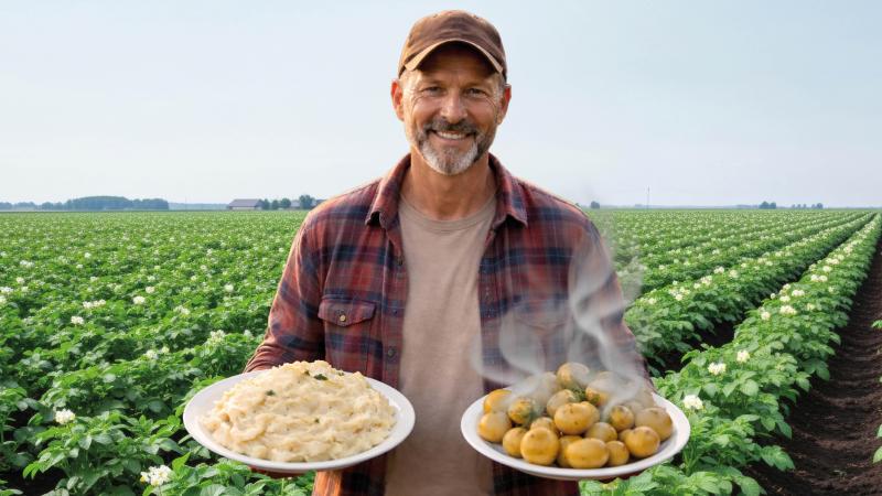 Is de landbouwer bereid om de hete aardappels ter hand te nemen, of belandt hij in de puree?