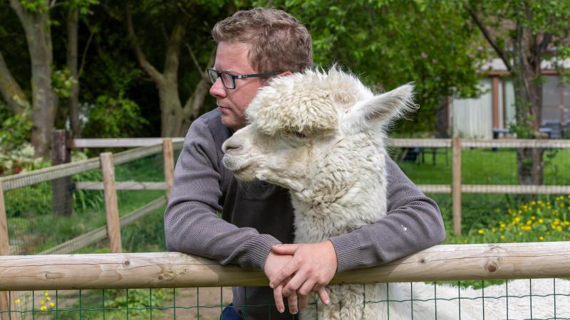 Sam Geysens was op slag verliefd op de knoddige dieren.