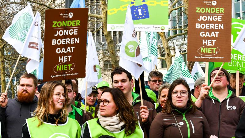 Groene Kring benadrukt dat wegwerken van drempels voor startende jonge boeren cruciaal is.
