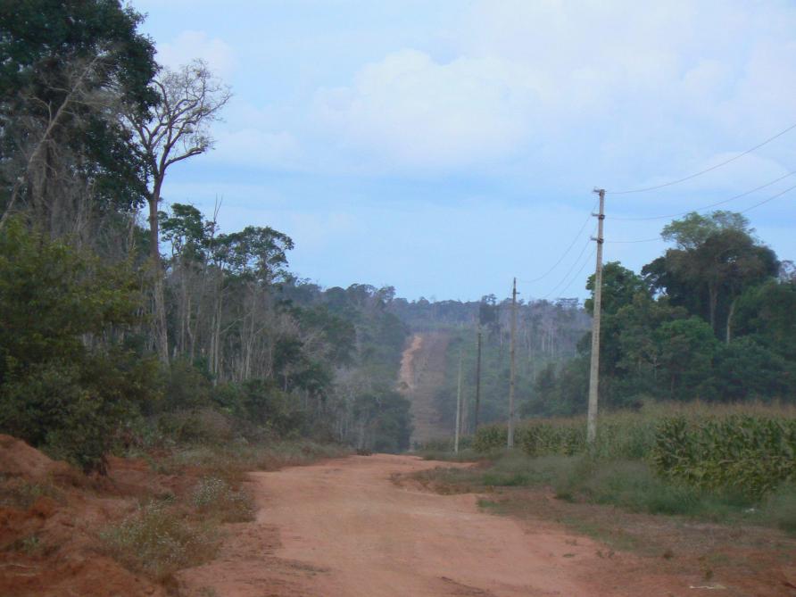 Landbouwbedrijven in Mato Grosso zijn vaak zo ver van de bewoonde wereld, dat controle op ontbossing alleen via satellieten kan gebeuren.
