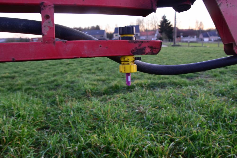 “Tien jaar geleden heb ik mij al 75% driftreducerende spuitdoppen aangeschaft en ik gebruik ze altijd , vertelt Jan Vermaelen.