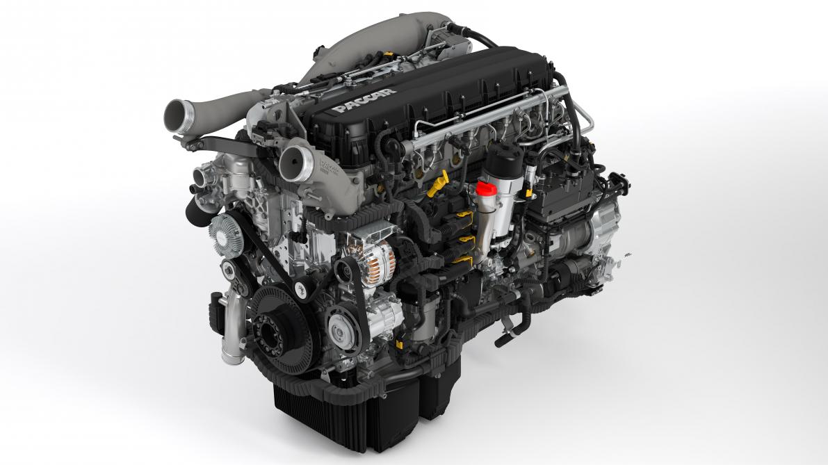 De DAF motor MX390 voldoet aan de nieuwste normen.