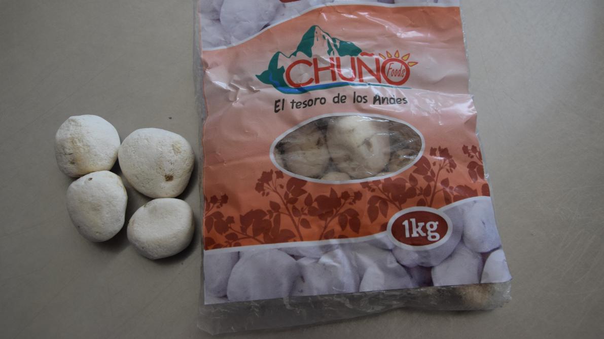 Tunta’s – spierwitte bittere aardappelknollen – nemen een centrale plaats in in het dagelijkse dieet van de Andesbevolking. Voor de Peruaanse boeren zijn ze een belangrijke bron van inkomsten.