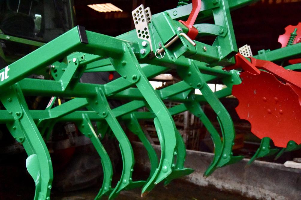 Renaat heeft ook machines van Cross Agricultural Engineering en Magor Farm Equipment in portefeuille.