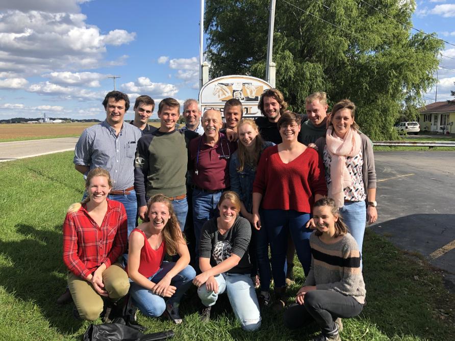 Eind september trok een delegatie Belgische en Nederlandse studenten diergeneeskunde naar de Verenigde Staten om er in de staten Wisconsin en Michigan een aantal melkveebedrijven te bezoeken.