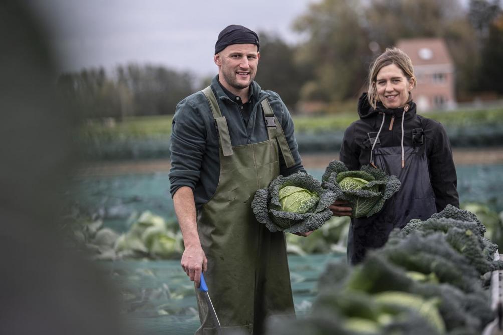 Voor Benny en Liesbeth uit Bornem (Antwerpen) komt boeren niet alleen op de eerste maar ook op de tweede en de derde plaats.