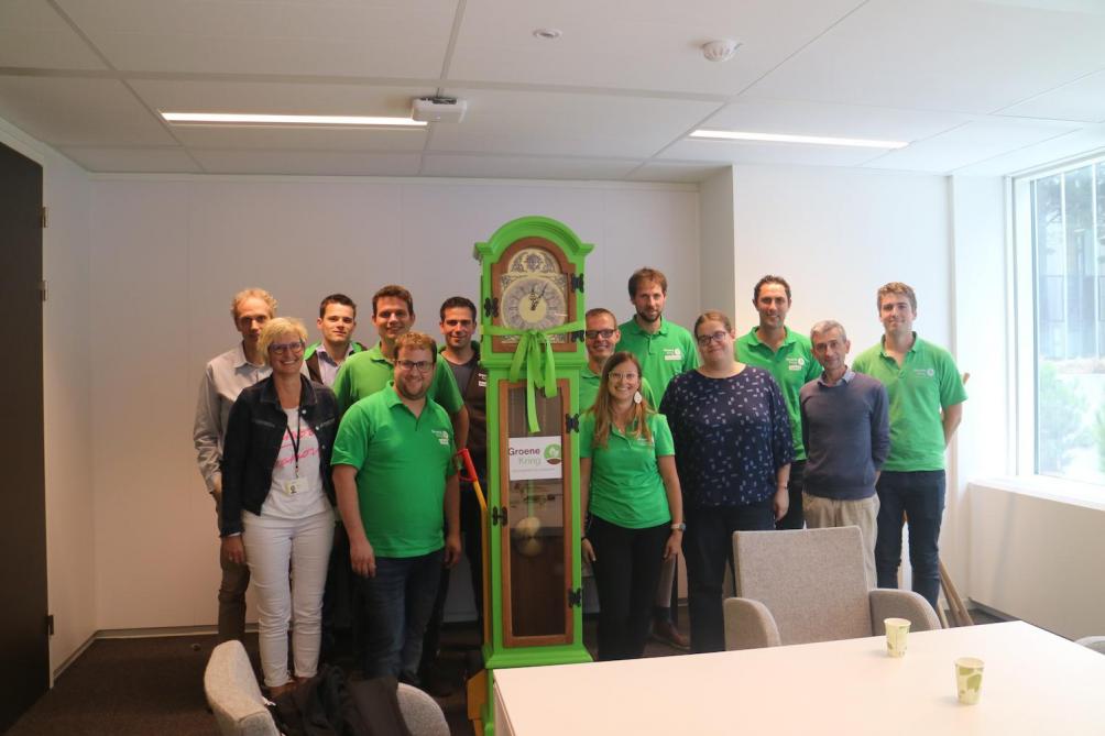 Met deze klok klaagde de Groene Kring de timing van MAP6 aan.