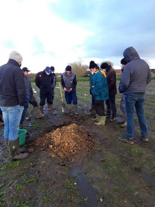 Door een spade in de grond te steken, krijg je al een zicht op het bodemleven en op de toestand van je perceel.