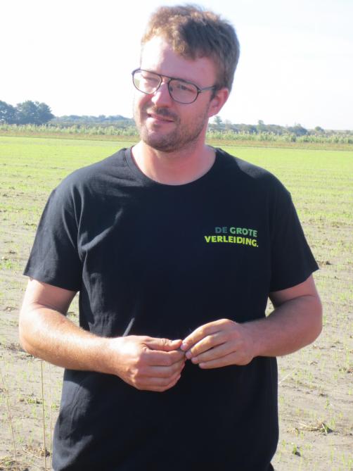 Emiel van Hootegem: “Ondanks het zoute Zeeland krijgen onze gewassen zoet water.”