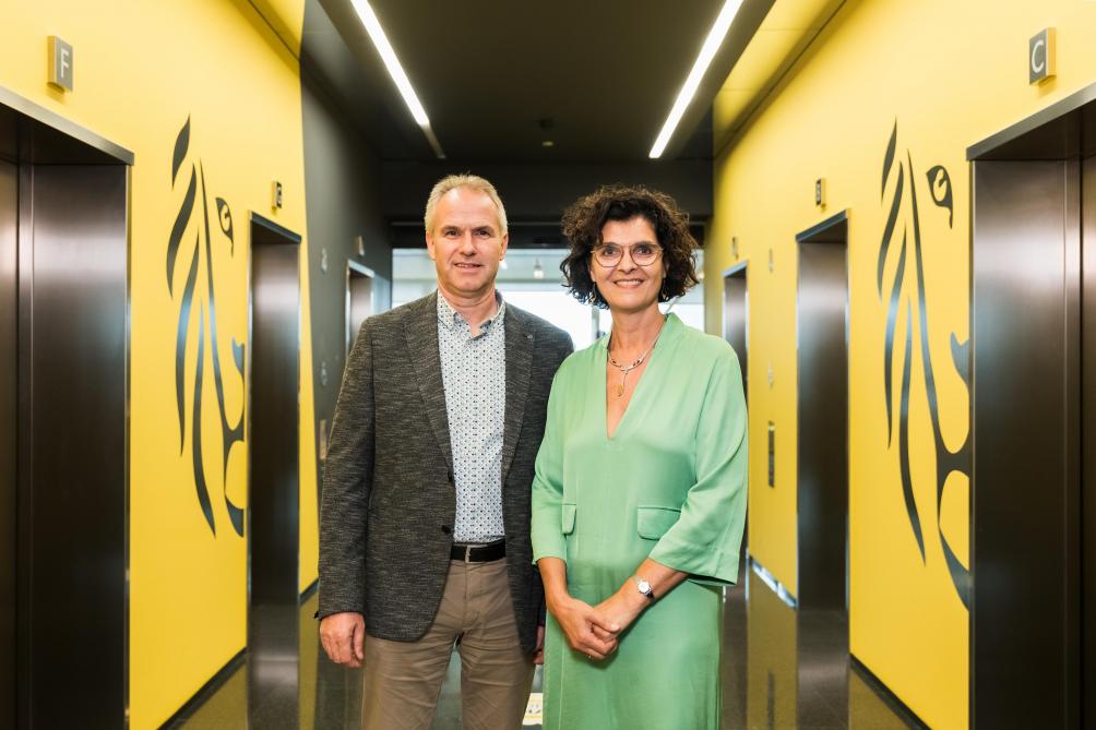 Co-CEO’s Koen Quaghebeur en Els Paesmans, Globachem - genomineerd voor Exporter of the Year 2023.