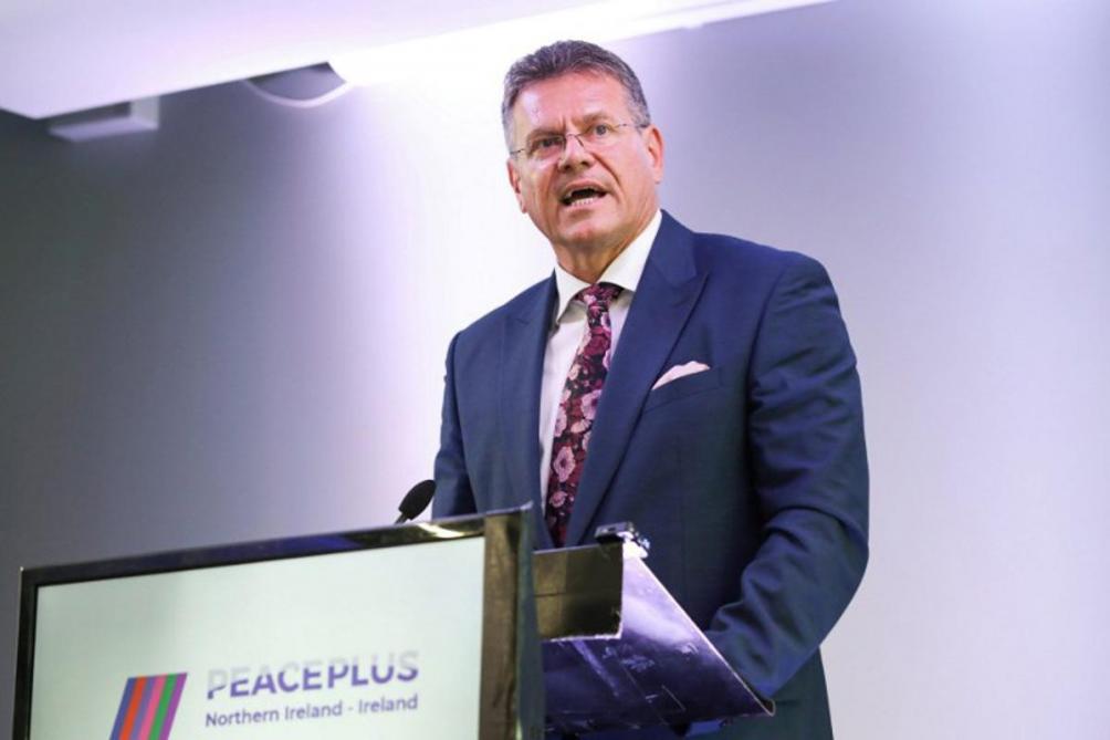 Maros Sefcovic, een Slovaakse socialist.
