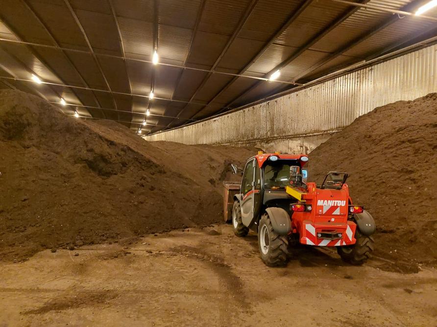 In Boutersem wordt er gft-compost gebruikt die door Ecowerf geproduceerd wordt.