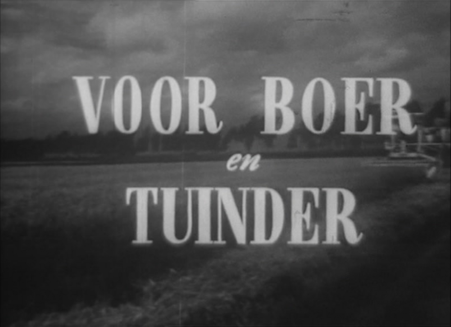 Vroege generiek van ‘Voor Boer en Tuinder’ gebruikt van 1961-1963.