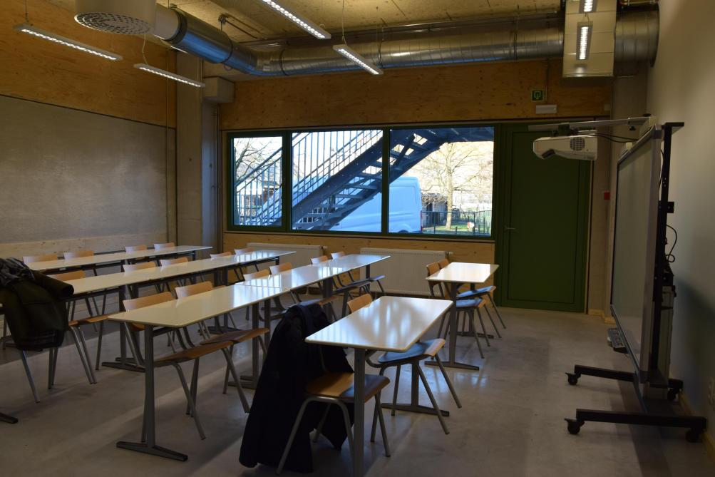 Leerlingen van PITO Stabroek kunnen in de nabije toekomst van de nieuwe klasruimtes in de loods stappen. Zo zetten ze de theorie direct om in de praktijk.