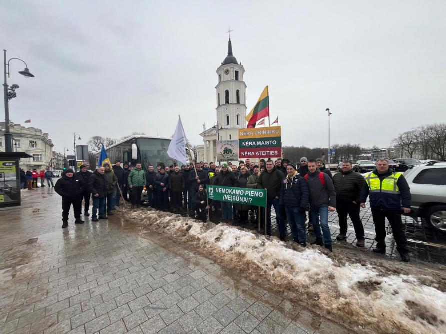Boeren van verschillende regio’s van Litouwen komen op woensdag 24 januari samen in Vilnius om te protesteren tegen het landbouwbeleid van de overheid.