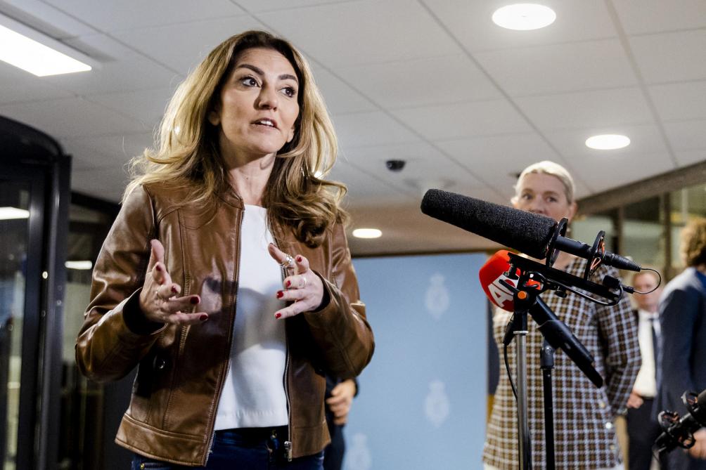 Justitieminister Dilan Yeşilgöz zei dat wat maandagavond gebeurde tijdens boerenprotesten ‘ misdrijven zijn’.