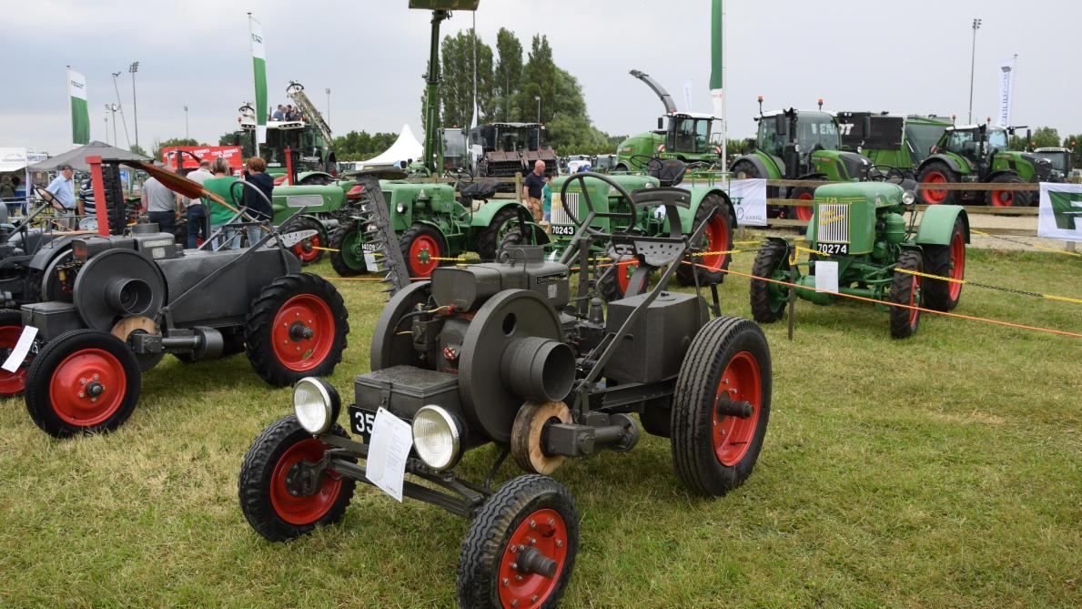 Niet alleen het huidge Fendt gamma werd getoond tijdens het treffen, ook de oldtimers en youngtimers ontbraken niet.