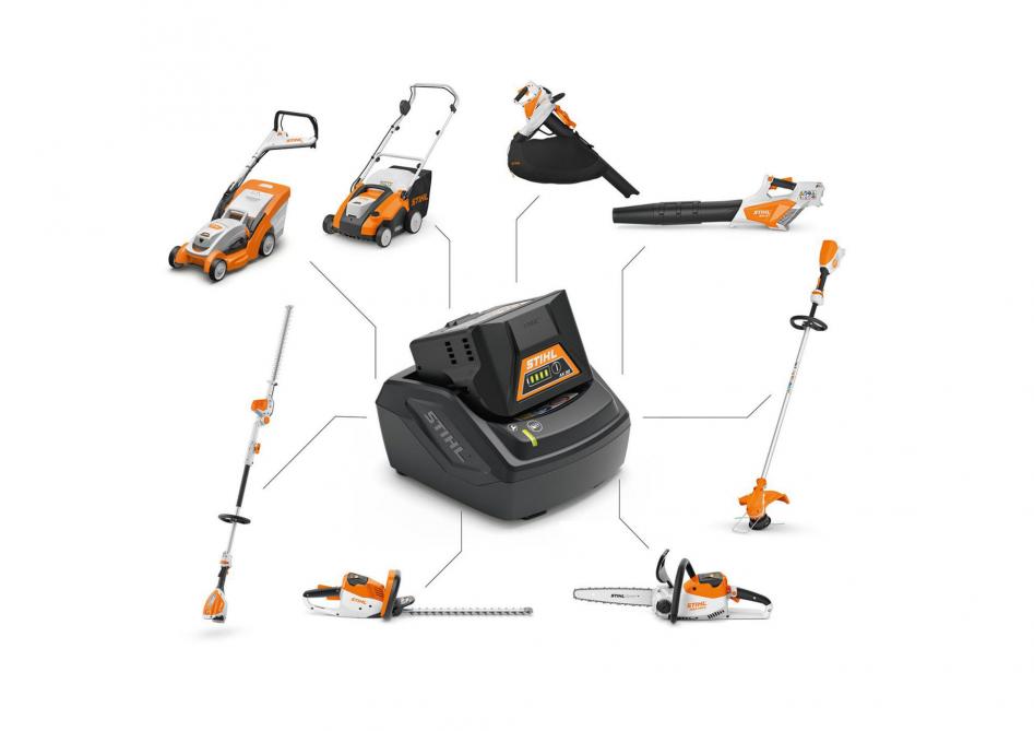 Stihl heeft meerdere accusystemen, ieder met zijn toepassingen.
