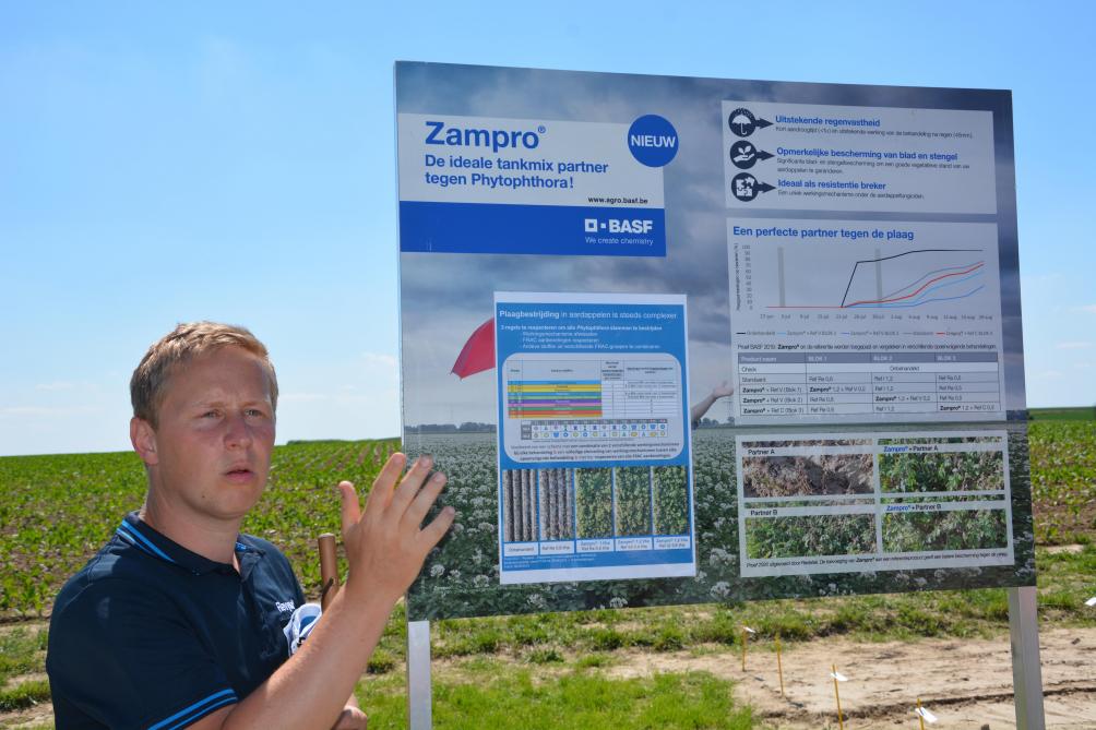 Dankzij zijn unieke werkingswijze is Zampro de ideale tankmixpartner tegen phytophthora.