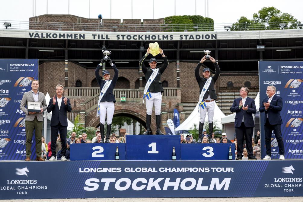 In Stockholm zegevierde Olivier Philippaerts in de Grand Prix van de Longines Global Champions Tour. Jérôme Guéry pakte de derde plaats.