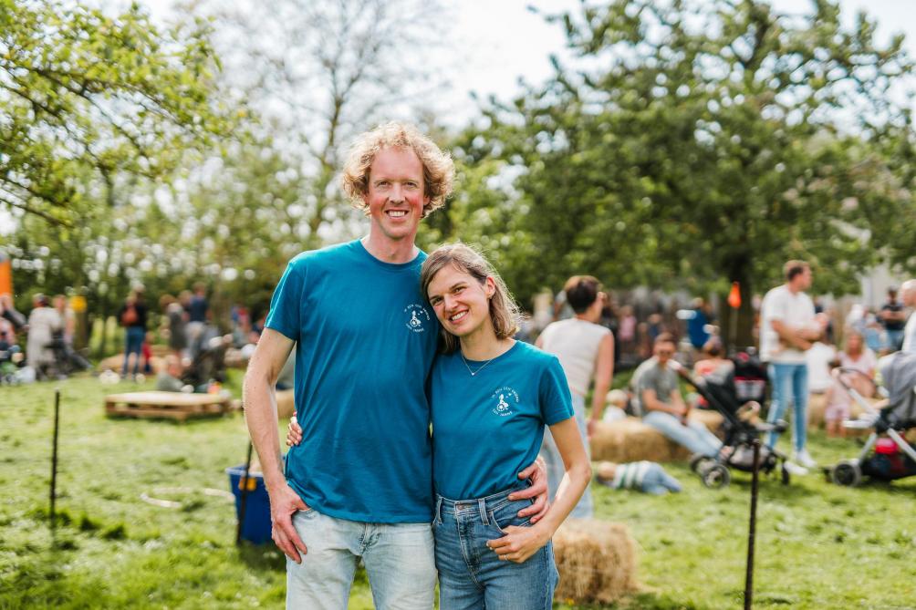 Steven en Lisa  organiseerden dit  voorjaar de tweede inclusieve  Lammetjesdag.