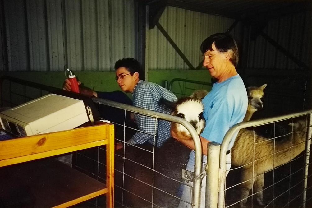 John Peeters kwam in 1999 in Australië voor het eerst in contact met alpaca’s.