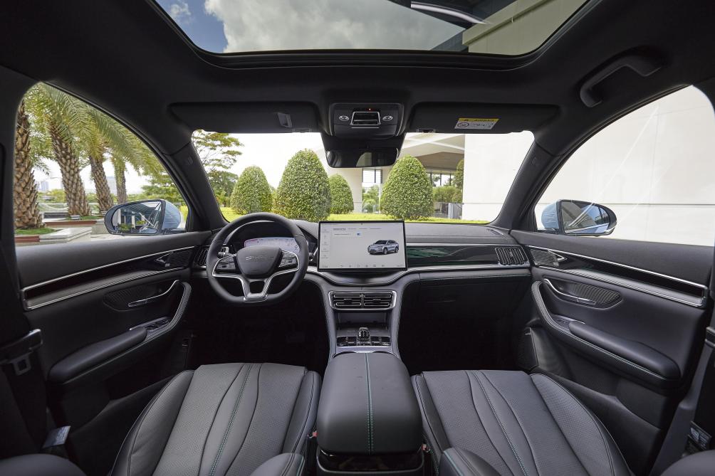 De materialen van het interieur zijn van uitstekende kwaliteit.