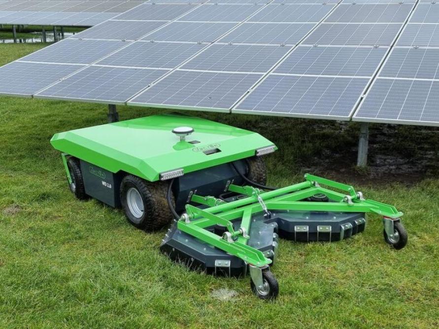 Op de tweede plaats bij de verkiezing van het Gouden Klavertje Vier eindigde de Autonome werktuigdrager van Vector Machines BV.