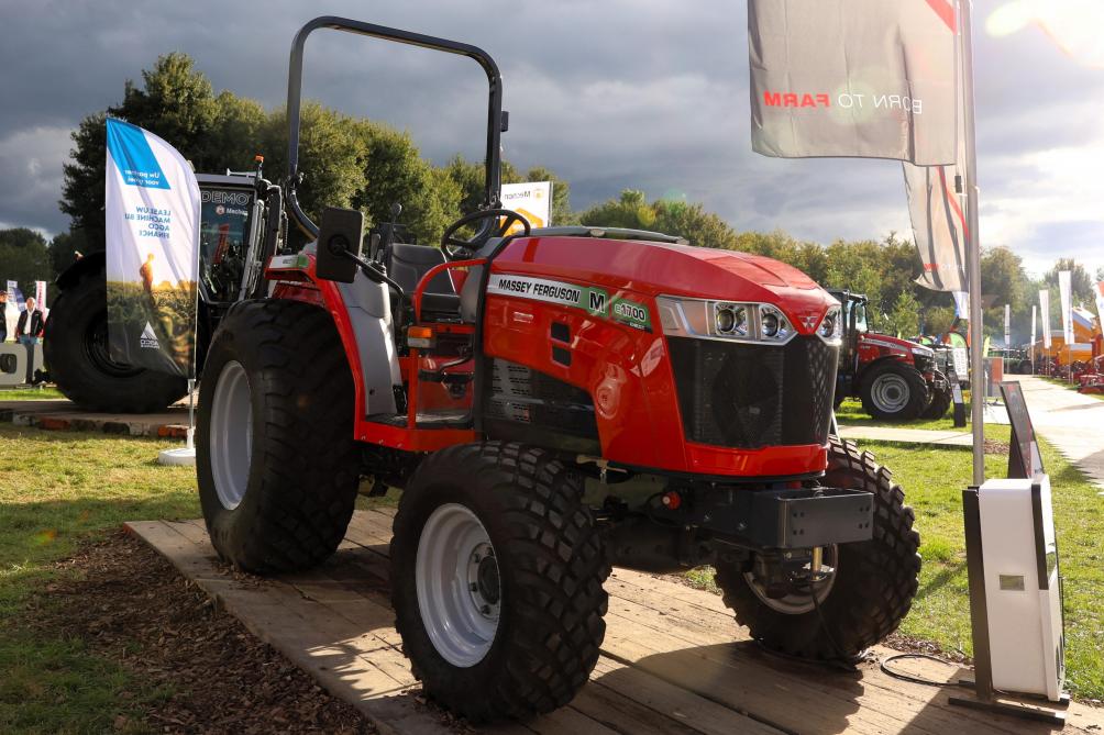 Elektrisch aangedreven Massey Ferguson.