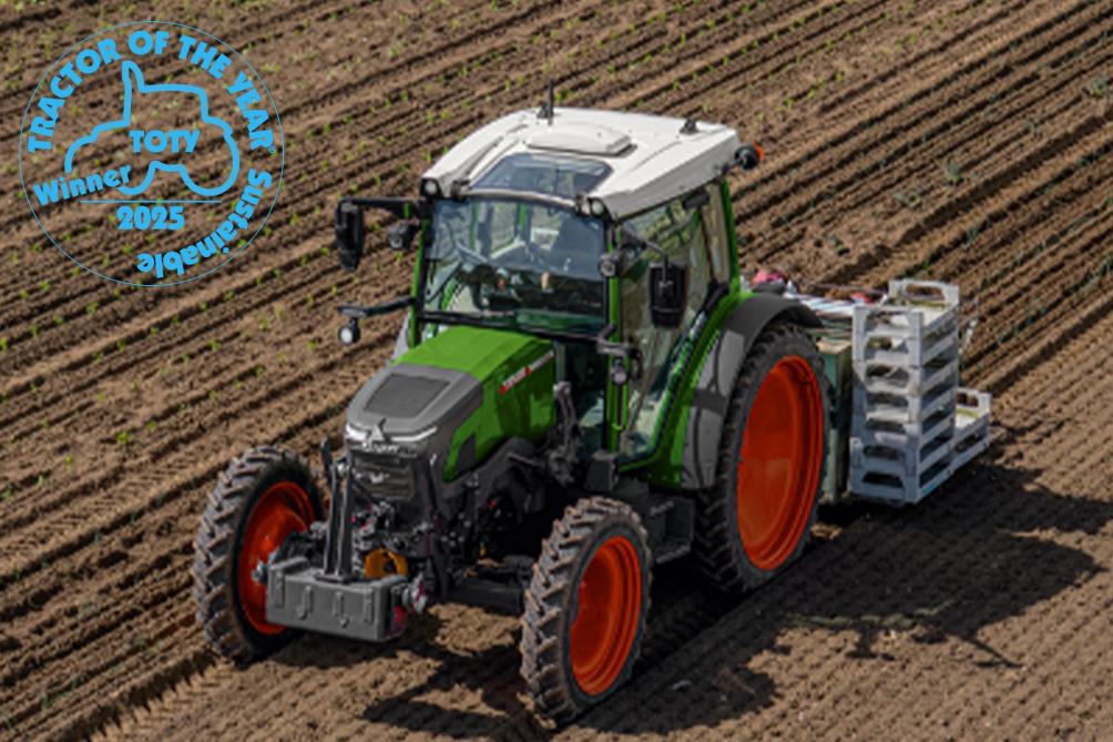 De Fendt e107 Vario won in de categorie ‘Sustainable’.
